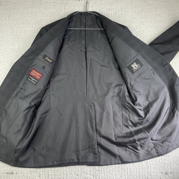 COPPLEY 1883 44W 38T Dark Grey Wool S-100 Sport Coat Blazer Canada Made - Picture 12 of 16